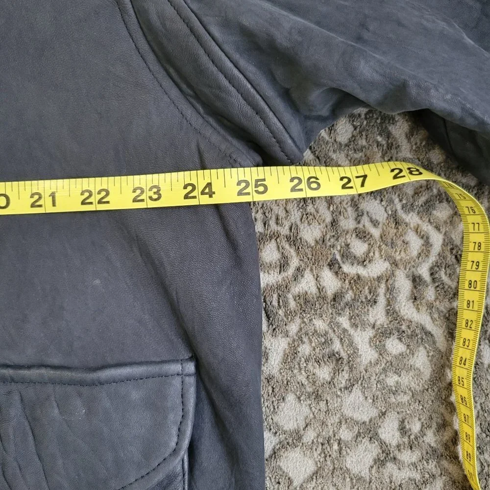 Roughian Men's Leather Jacket Size 44